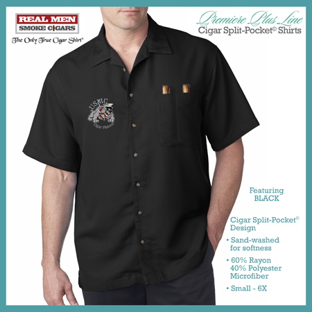 USMC Bulldog Cigar Shirt