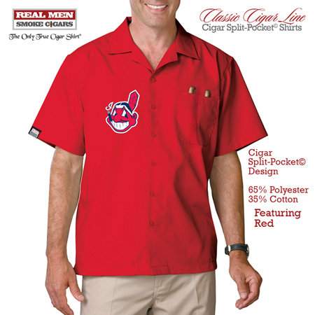 CLEVELAND INDIANS CHIEF WAHOO MAJESTIC DRI FIT SHIRT POLO NEW WITH