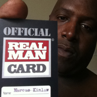 Official Real Man Card Holder